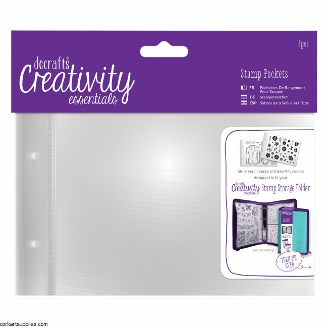 A6 Stamp Pockets (6pcs)