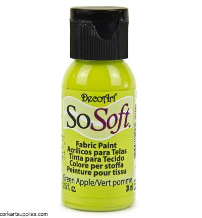 DecoArt SoSoft Green Apple 29.6ml