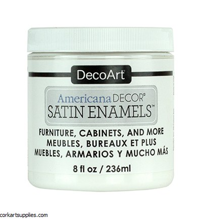 DecoArt Satin Enamel 236ml Pure White