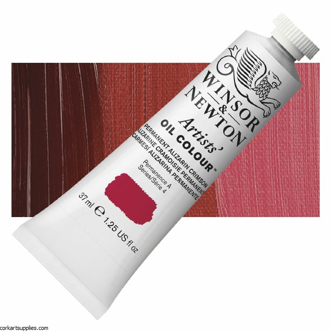 Winsor & Newton Artists Oil 37ml Permanent Alizarin Crimson S.4
