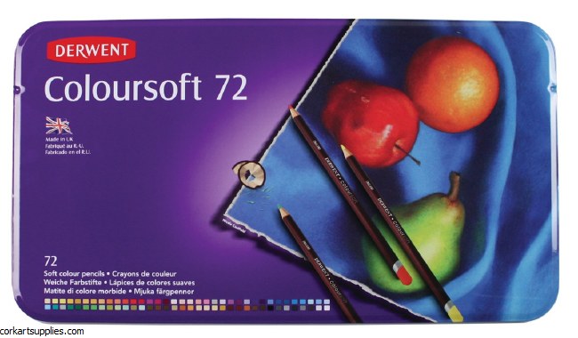 Derwent Coloursoft 72pk* Derwent Coloursoft 72pk*