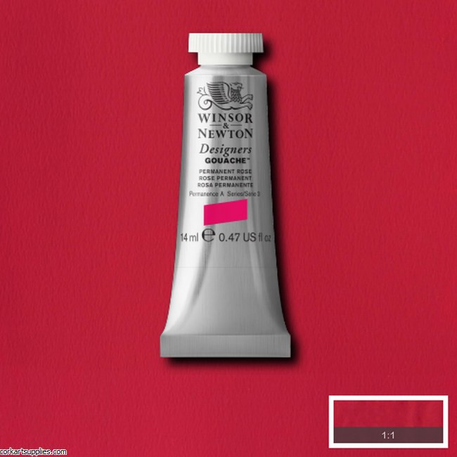 Designer Gouache 14ml Permanent Rose