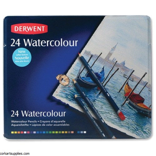 Derwent W/Colour Pencils 24pk Derwent W/Colour Pencils 24pk