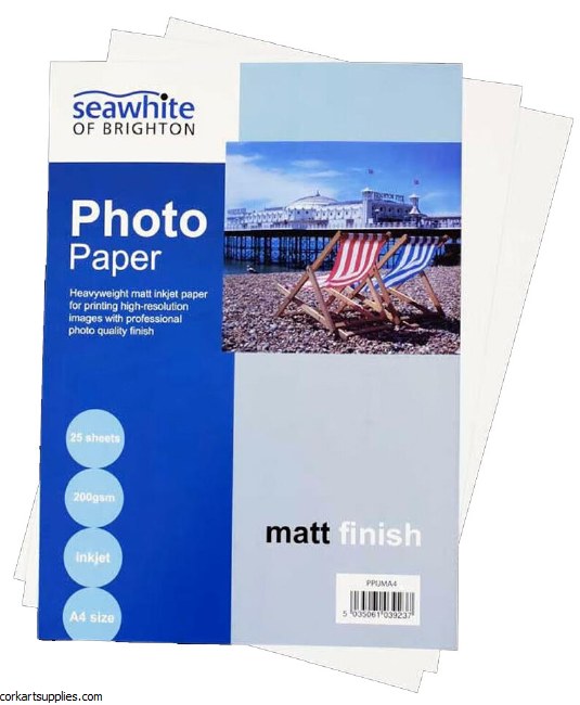 Photo Paper Inkjet A4 200g Matt 25 Sheets