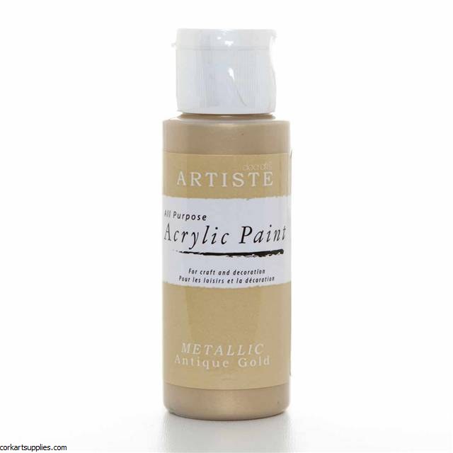 Acrylic 59ml Metallic Antique Gold