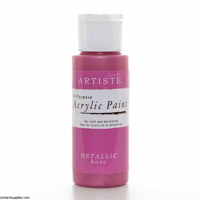 Acrylic 59ml Metallic Rose