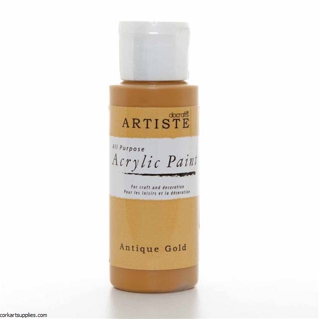 Acrylic 59ml Antique Gold