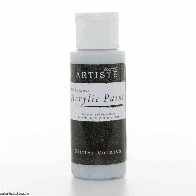 Acrylic 59ml Glitter Varnish