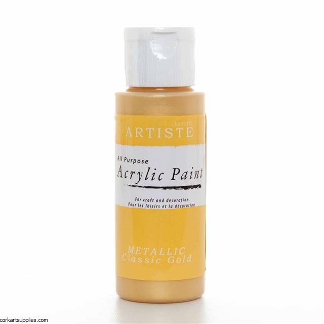 Acrylic 59ml Metallic Classic Gold