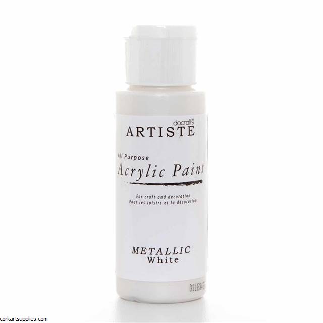 Acrylic 59ml Metallic White