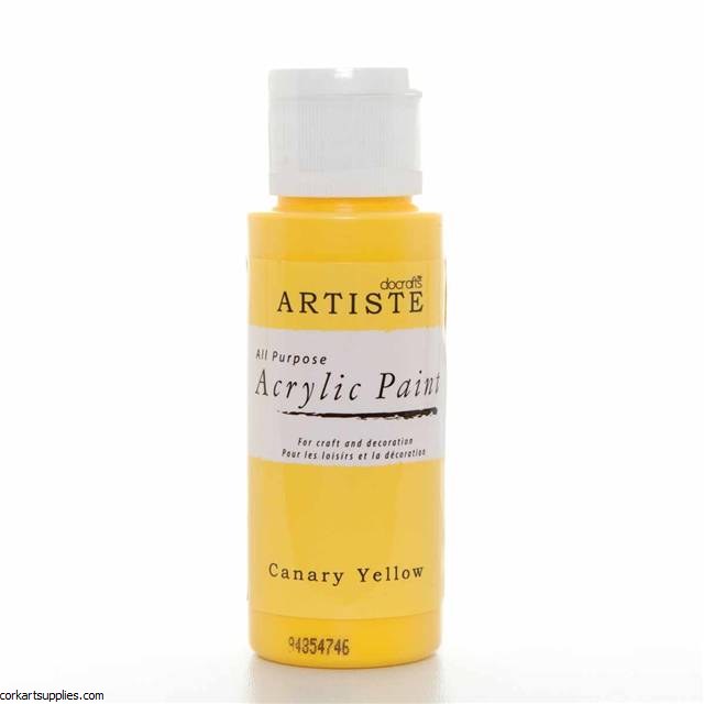 Acrylic 59ml Canary Yellow