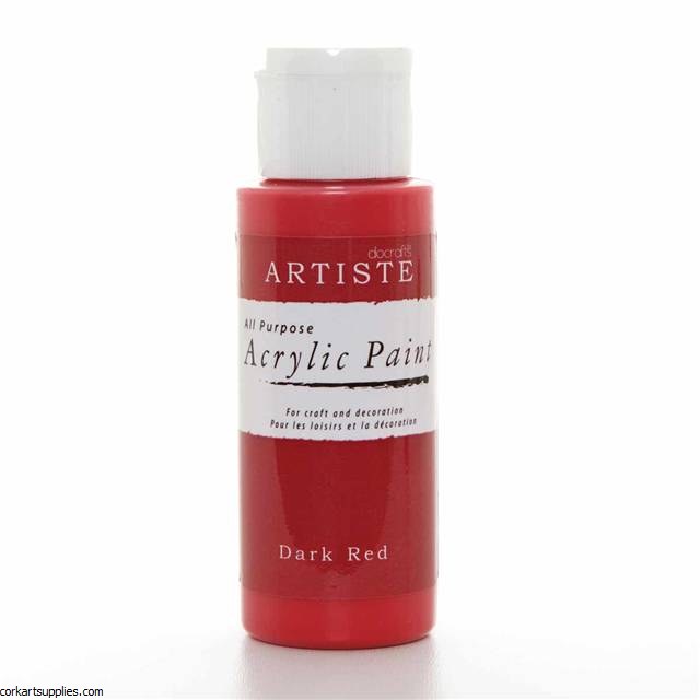 Acrylic 59ml Dark Red