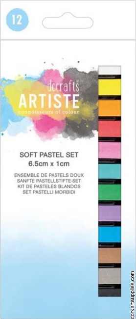 Docrafts Artiste Soft Pastels (12pcs)