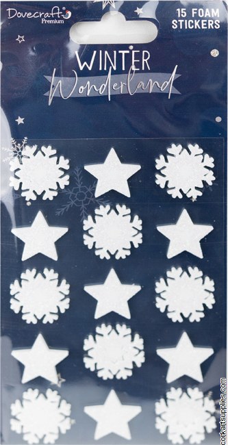 Dovecraft Winter Wonderland Foam Stickers