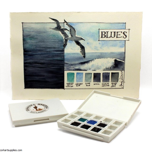 Daniel Smith Half Pan Set Blue Daniel Smith Half Pan Set Blue