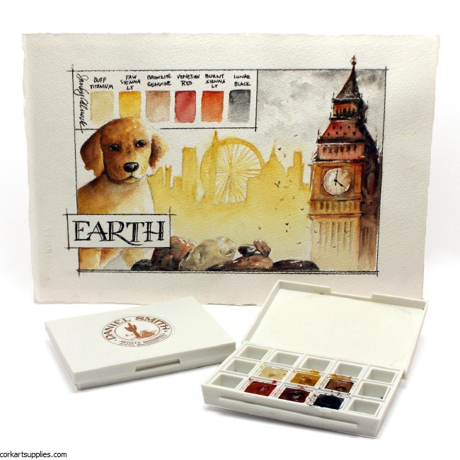 Daniel Smith Half Pans Earth Daniel Smith Half Pans Earth