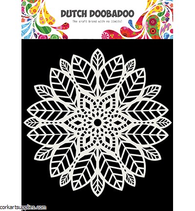 Dutch Doobadoo Mask Art Mandala Leaves
