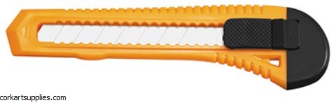 Knife Snap-Off Large18mm Orange Handle