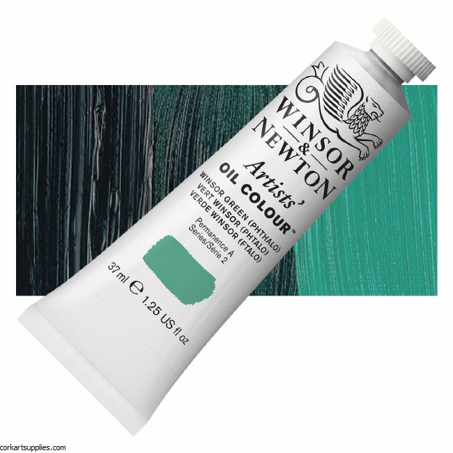 Winsor & Newton Artists Oil 37ml Winsor Green S.2