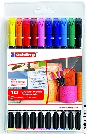 Edding 1200 Color Pens 6+4 F^ Edding 1200 Color Pens 6+4 F^