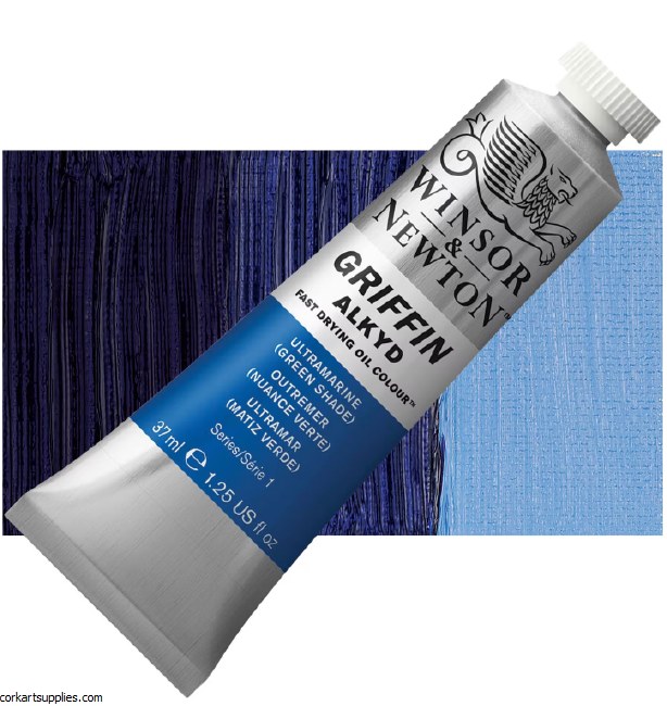 Griffin Alkyd Fast Drying Oil 37ml Ultramarine (Green Shade)