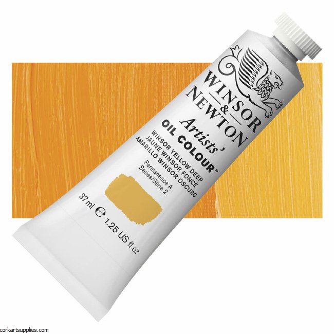 Winsor & Newton Artists Oil 37ml Winsor Yellow Deep S.2