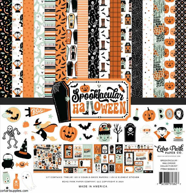 Echo Park Spooktacular Halloween 12x12 Inch Collection Kit