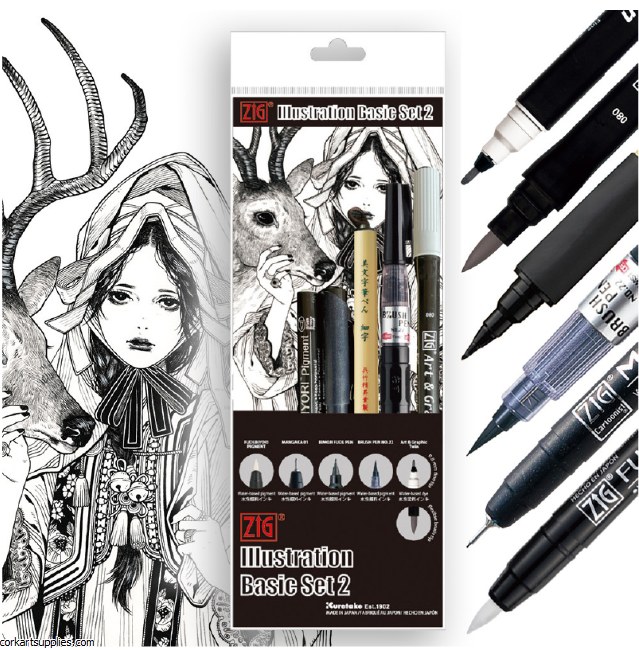 Kuretake/ZIG Illustration 2