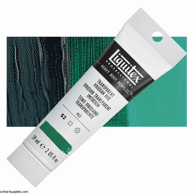 Liquitex Heavy Body Artist Acrylic 59ml Transparent Viridian Hue S2