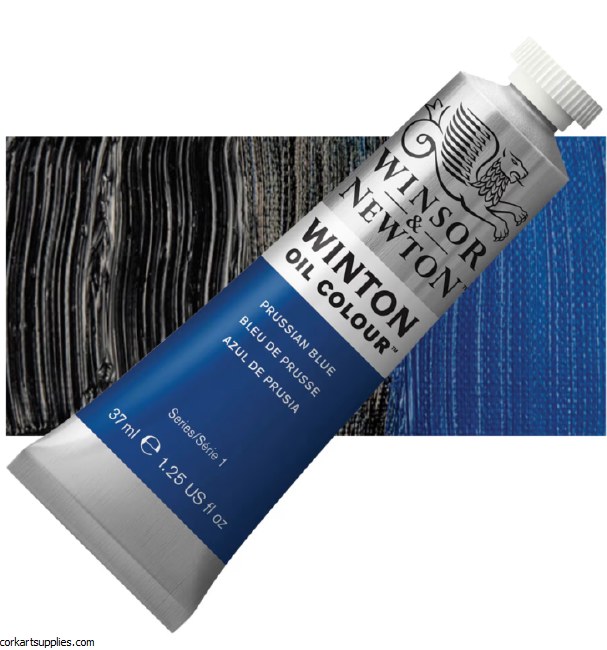 Winton Oil Colour 37ml Prussian Blue