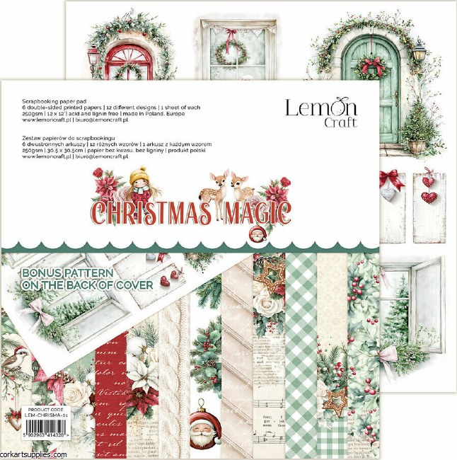 Paper Pack 12x12 Lemoncraft Christmas Magic