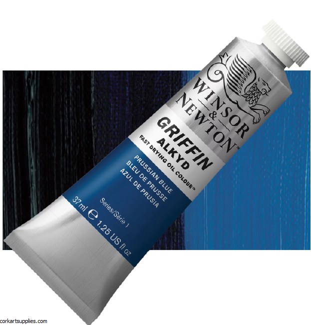 Griffin Alkyd Fast Drying Oil 37ml Prussian Blue