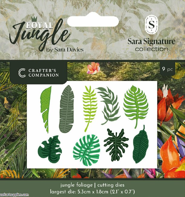 Royal Jungle Metal Dies Jungle Foliage