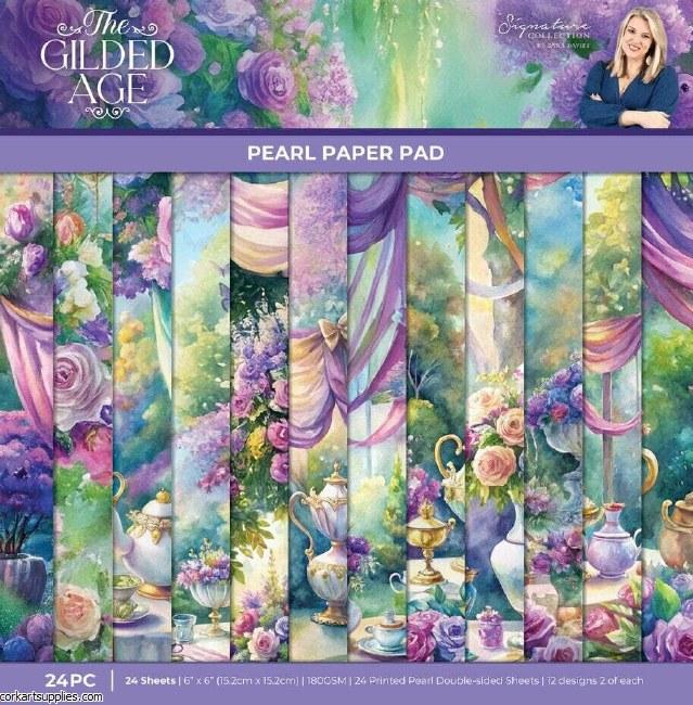 Crafter's Companion The Gilded Age 6x6 Inch Paper Pad