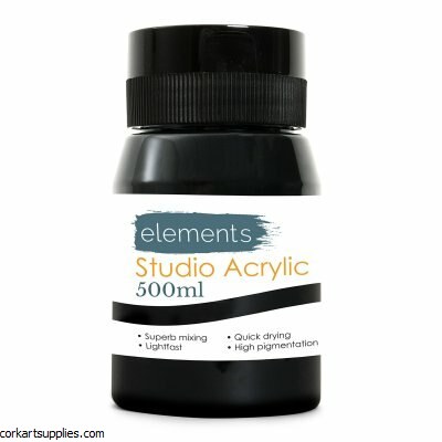 Elements Acrylic 500ml Mars Black