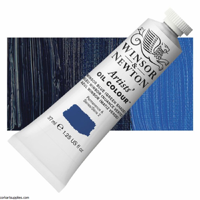 Winsor & Newton Artists Oil 37ml Winsor Blue (Green Shade) S.2