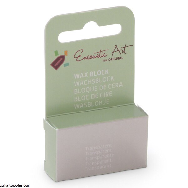 Encaustic Wax Block 27 Clear Medium