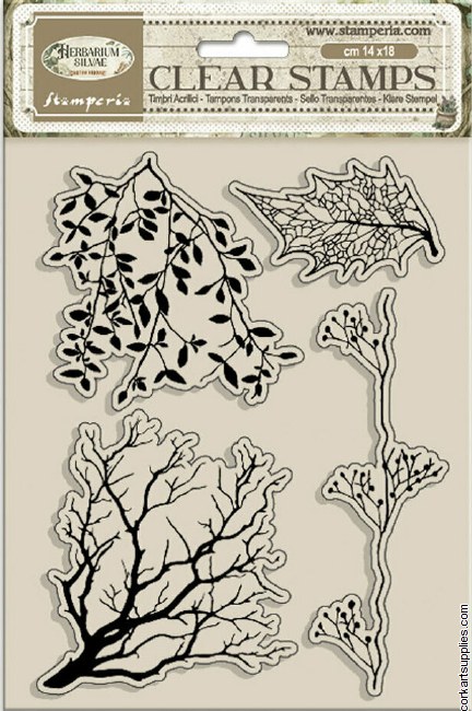 Stamperia Herbarium Silvae Clear Stamp Tree Branches