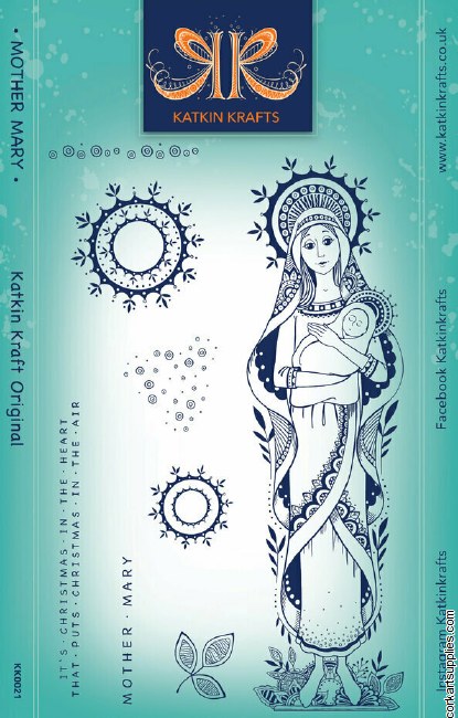 Katkin Krafts Mother Mary A5 Clear Stamp Set