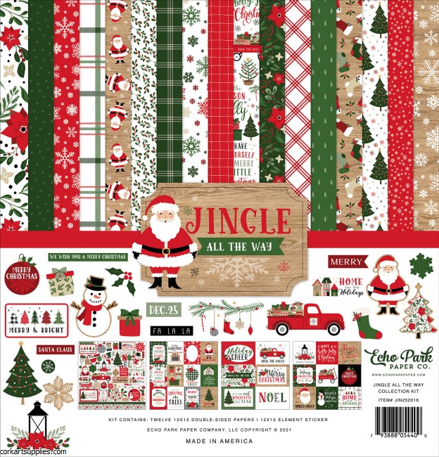 Echo Park Jingle All The Way 12x12 Inch Collection Kit