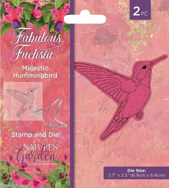 Fabulous Fuchsia Stamp & Die M
