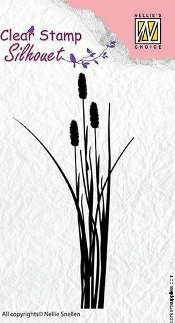 Nellie Snellen Silhouette Clear Stamps Ears of Grass 2