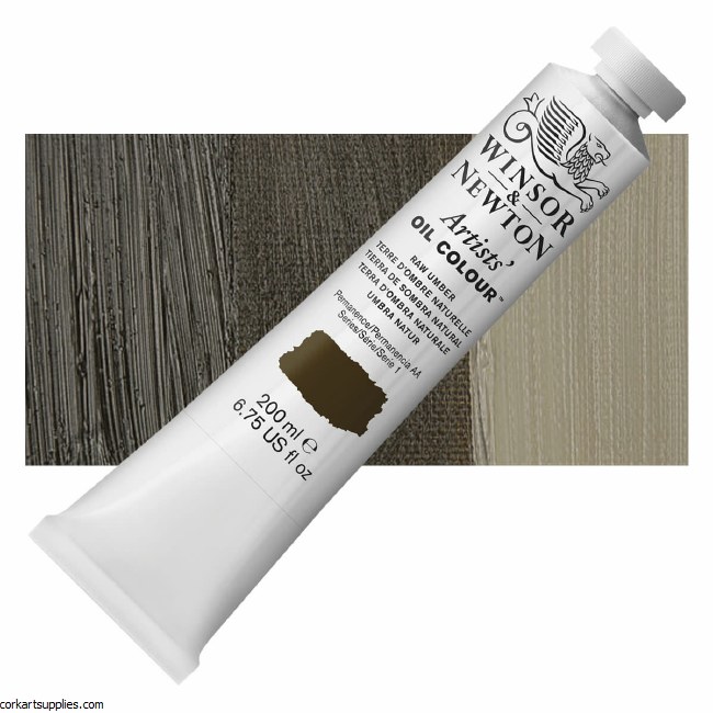 Winsor & Newton Artists Oil 200ml Raw Umber