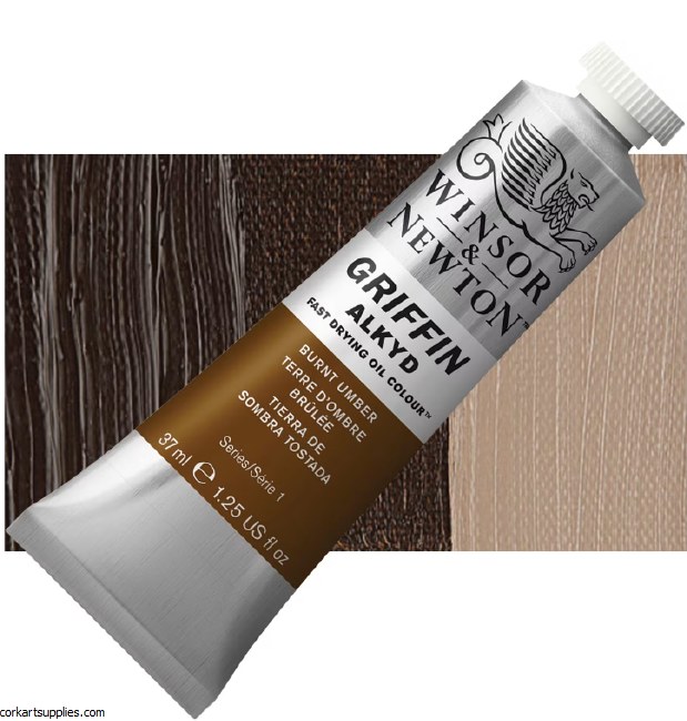 Griffin Alkyd Fast Drying Oil 37ml Burnt Umber