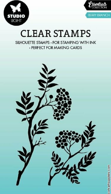Studio Light Berry Branch Essentials Clear Stamps