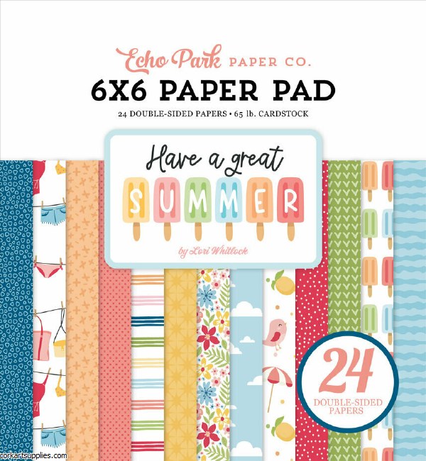 Have A Great Summer 6x6 Inch Paper Pad