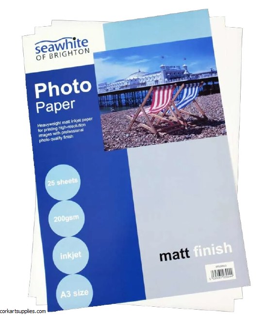 Photo Paper Inkjet A3 200g Matt 25 Sheets