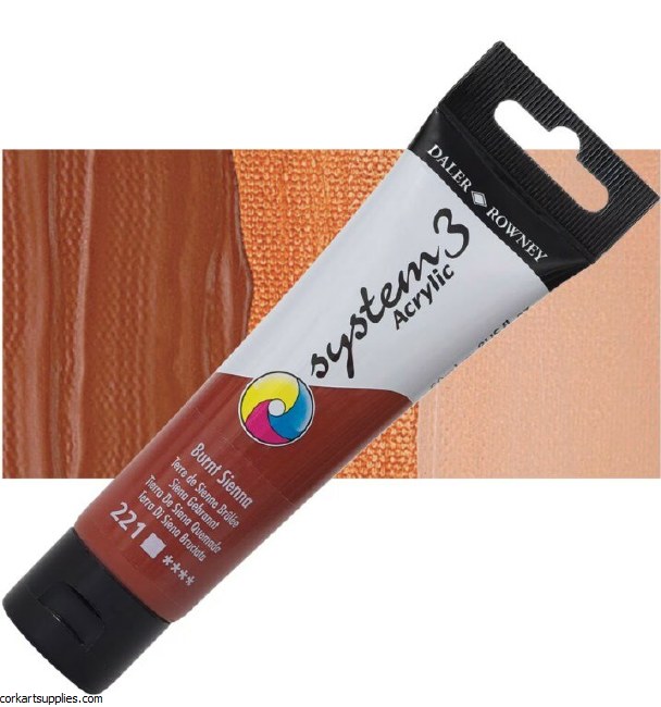 System 3 59ml Burnt Sienna