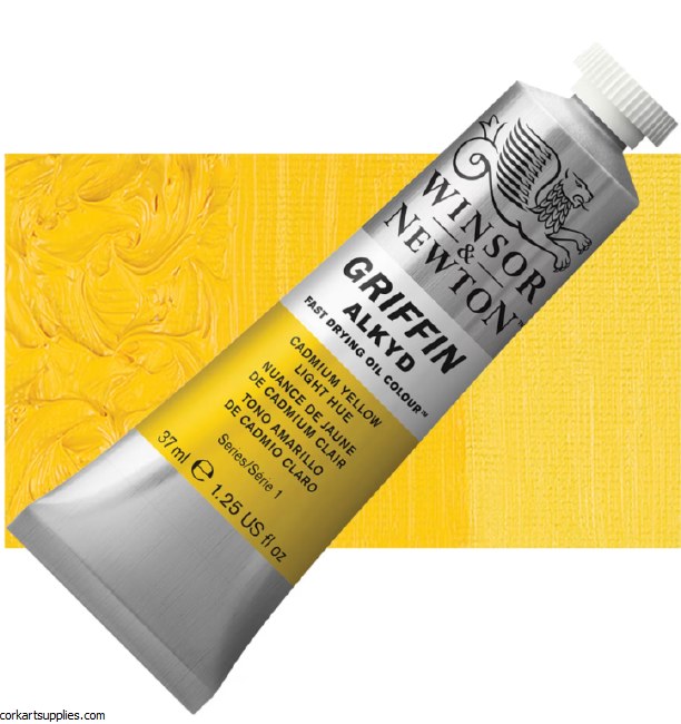 Griffin Alkyd Fast Drying Oil 37ml Cad Yellow Light Hue
