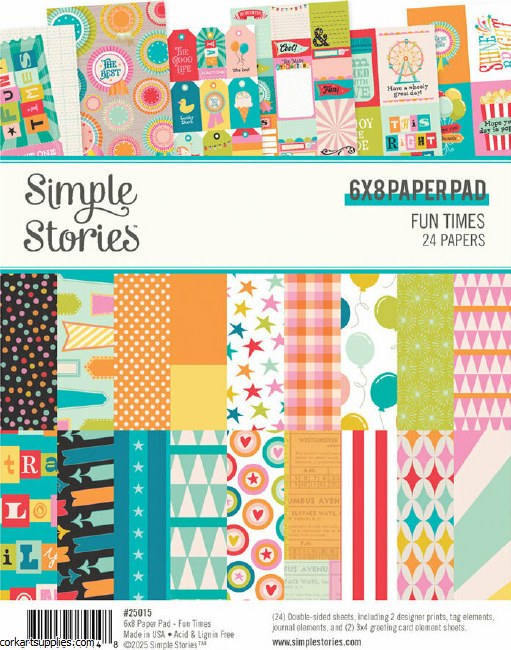 Simple Stories Fun Times 6x8 Inch Paper Pad